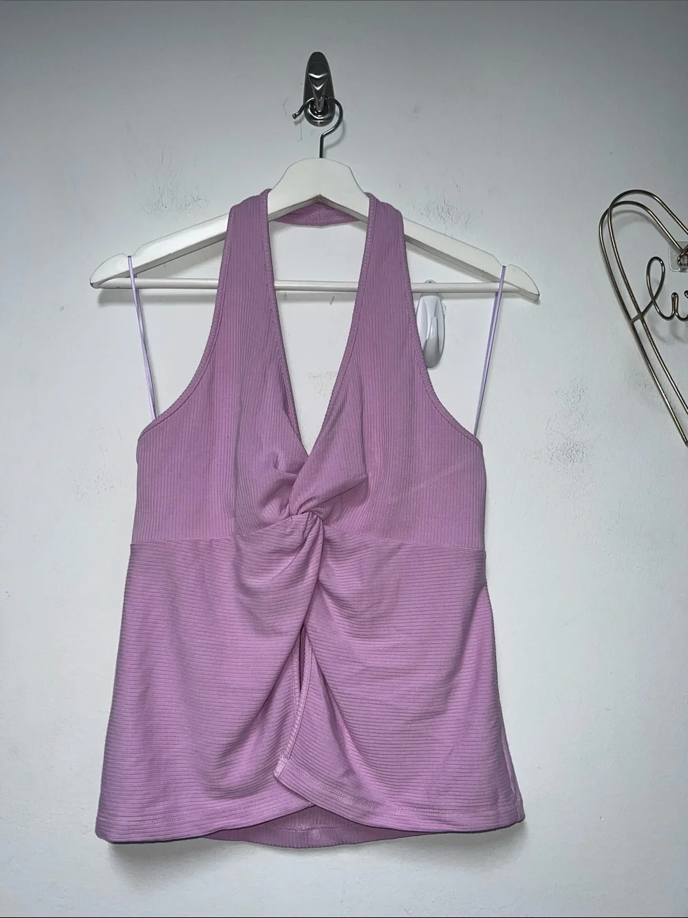 l*space Callie Lilac Front Halter Camisole NWT size Large